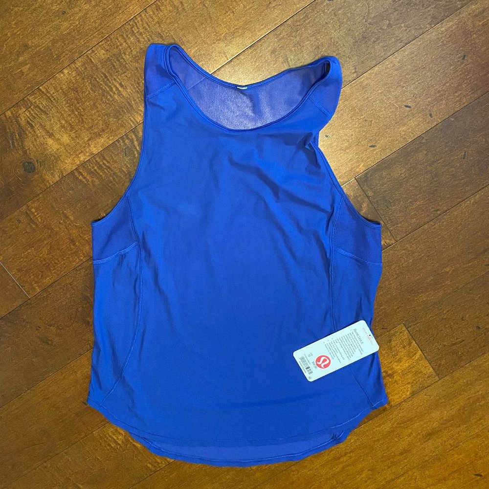 NWT Lululemon Sculpt Tank II blue size 10